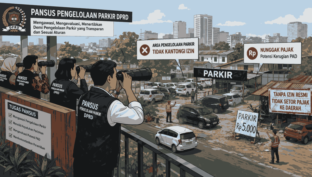 Pansus Perparkiran Kejar Operator Tak Kantongi Izin hingga Ngemplang Pajak
